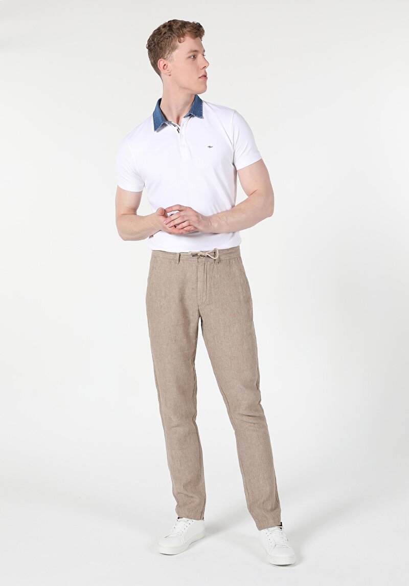 Imagine a Pantaloni De Barbati Maro Regular Fit Cl1059281