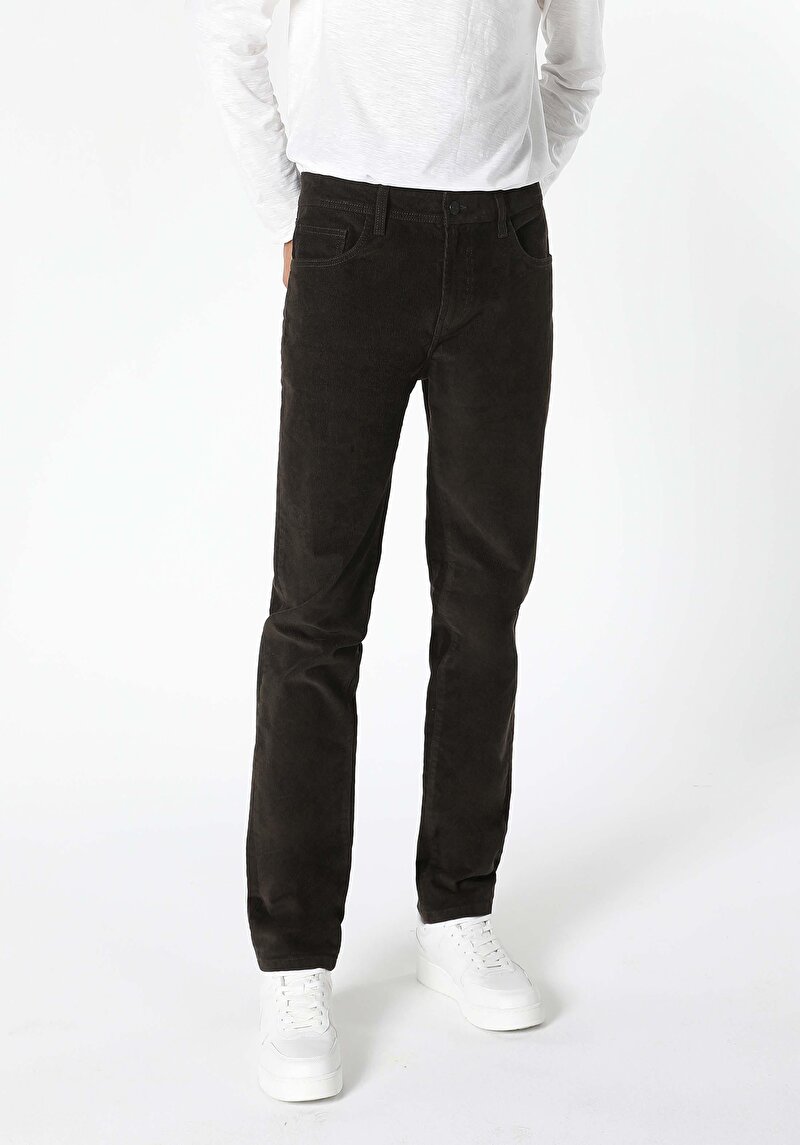 Afișați detalii pentru Pantaloni De Barbati Kaki Straight Fit  Cl1050234