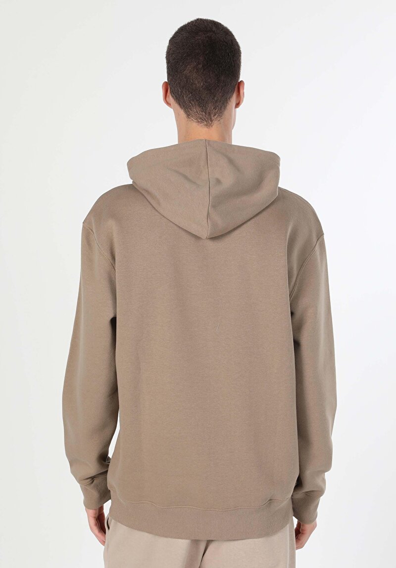 Imagine a Hanorac / Bluza De Barbati Bej Regular Fit Cl1055786