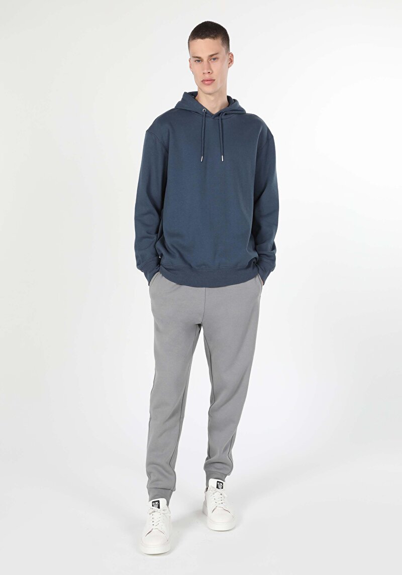 Imagine a Hanorac / Bluza De Barbati Albastru Regular Fit Cl1055786