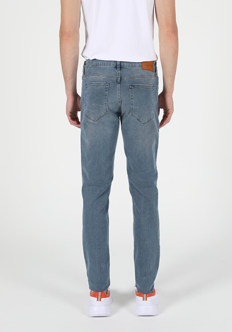 Imagine a Pantaloni De Barbati Albastru Slim Fit 041 Danny Cl1050248