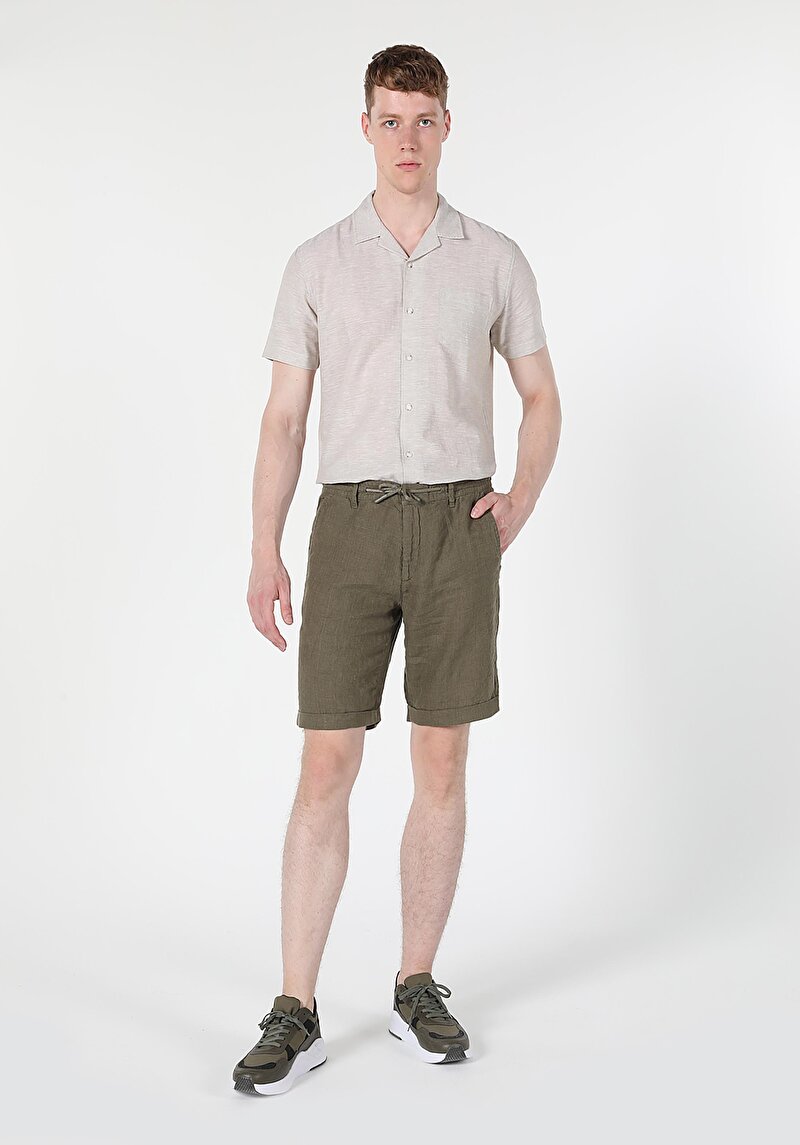 Imagine a Short / Pantaloni Scurti De Barbati Verde Regular Fit  Cl1059318