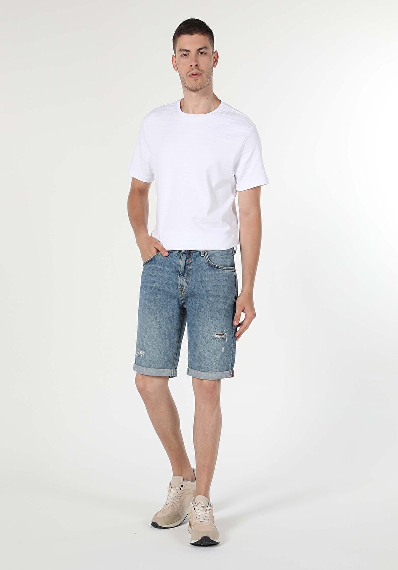 Imagine a Short / Pantaloni Scurti De Barbati Denim Regular Fit  Cl1059458