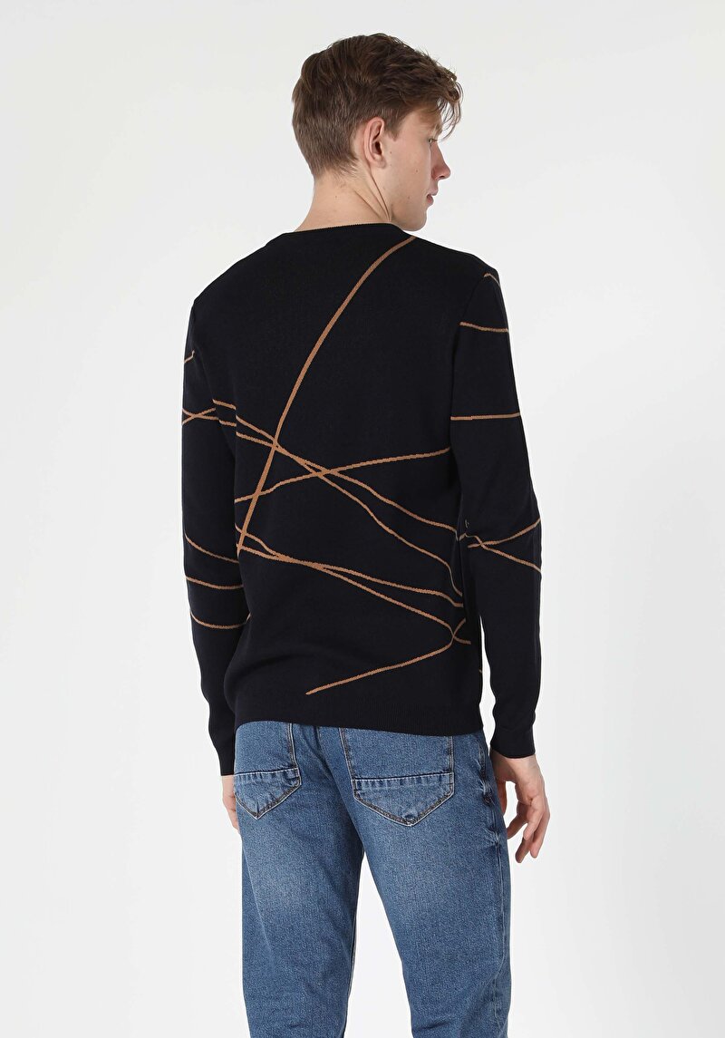 Imagine a Pulover De Barbati Negru Regular Fit Cl1056680