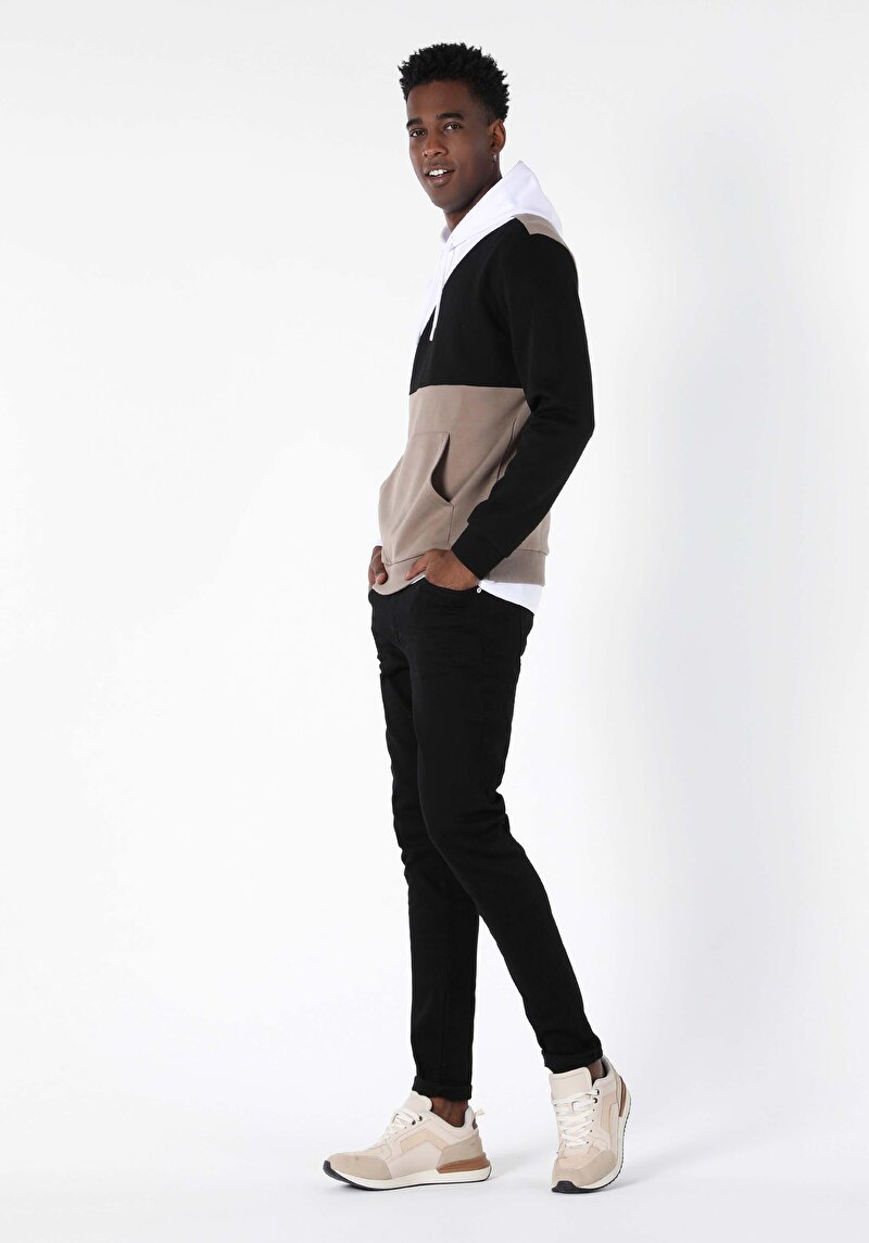 Imagine a Hanorac / Bluza De Barbati Bej Regular Fit  Cl1056699