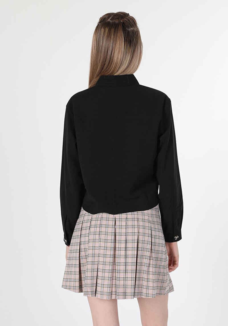 Imagine a Camasa Cu Maneca Lunga De Dama Negru Regular Fit Cl1059738