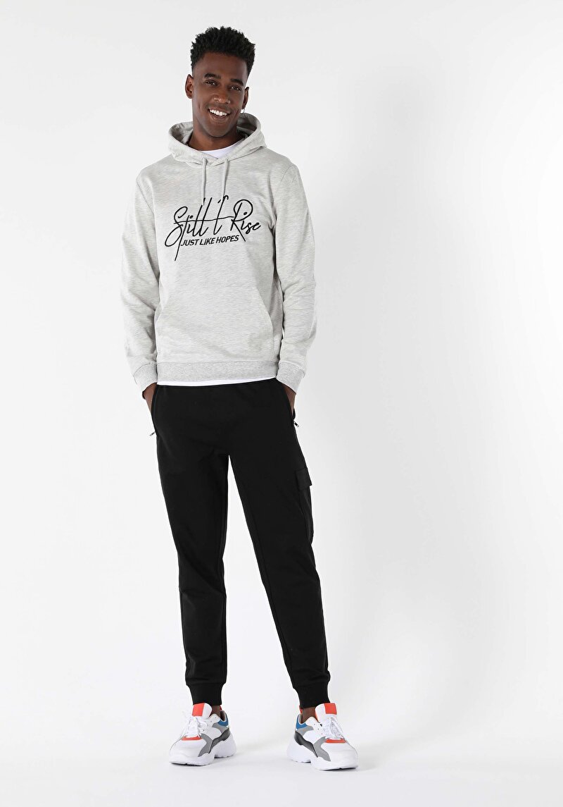 Imagine a Hanorac / Bluza De Barbati Gri Regular Fit Cl1056970