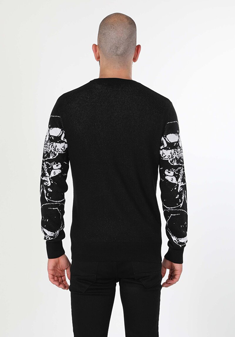 Imagine a Pulover De Barbati Negru Regular Fit Cl1060005