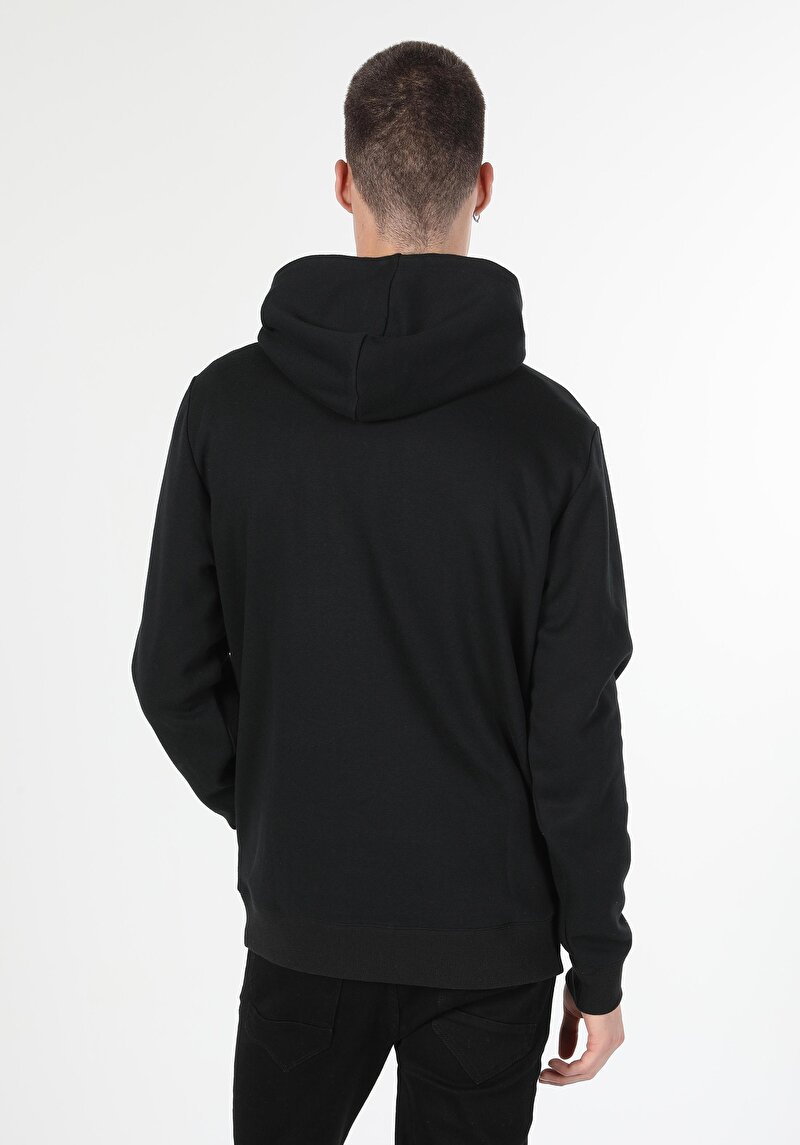 Imagine a Hanorac / Bluza De Barbati Negru Regular Fit Cl1057131