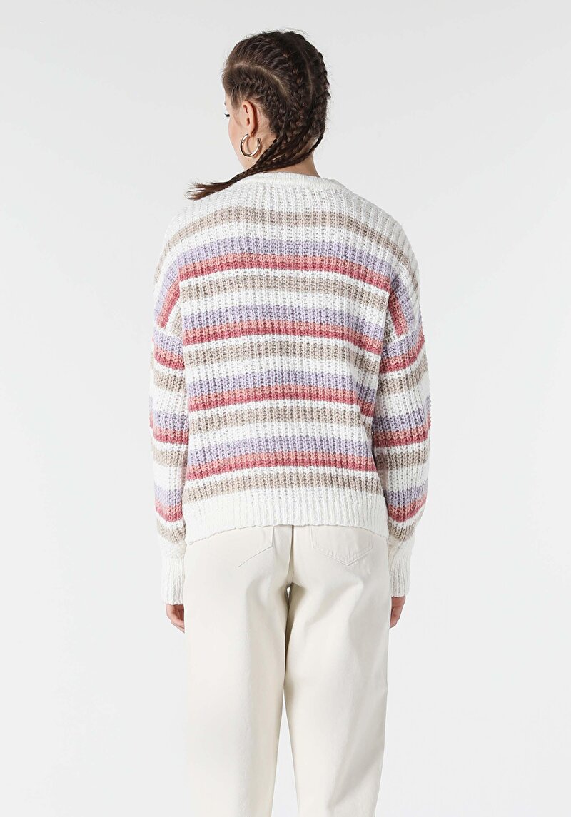 Afișați detalii pentru Pulover De Dama Multicolor Comfort Fit  Cl1057213