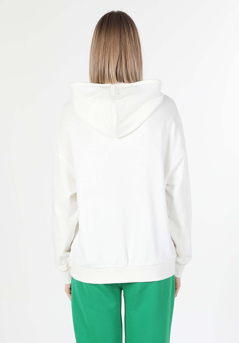 Imagine a Hanorac / Bluza De Dama Alb Cl1060171