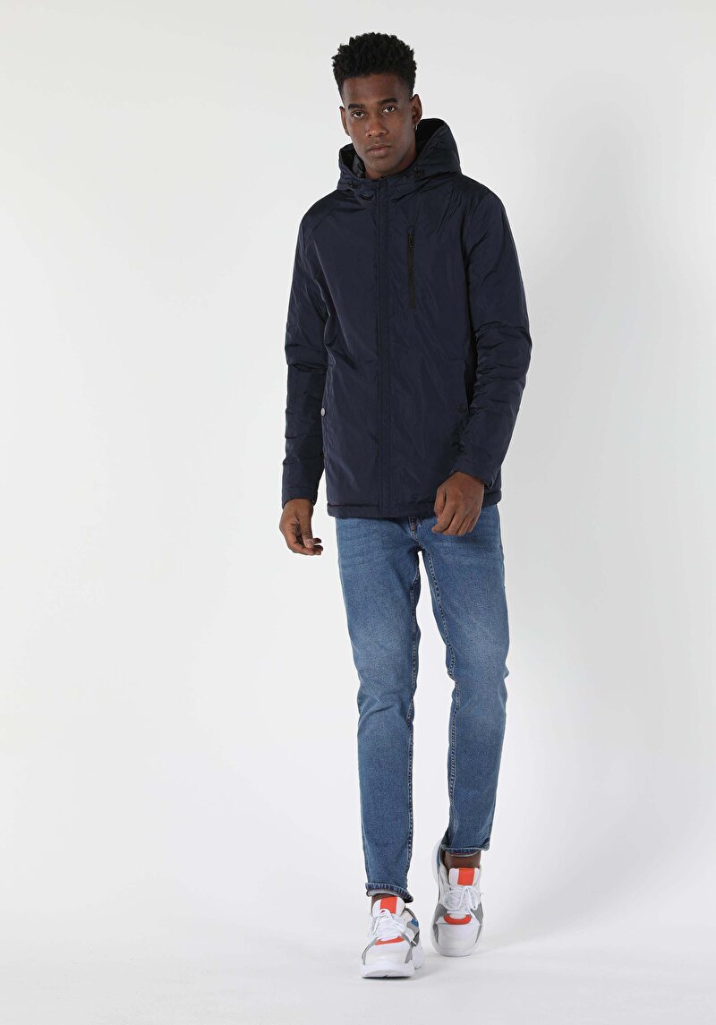 Afișați detalii pentru Jacheta De Barbati Albastru Marin Regular Fit  Cl1053150