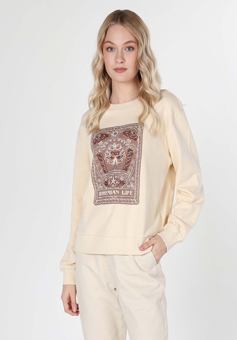 Afișați detalii pentru Hanorac / Bluza De Dama Ecru   Cl1060217