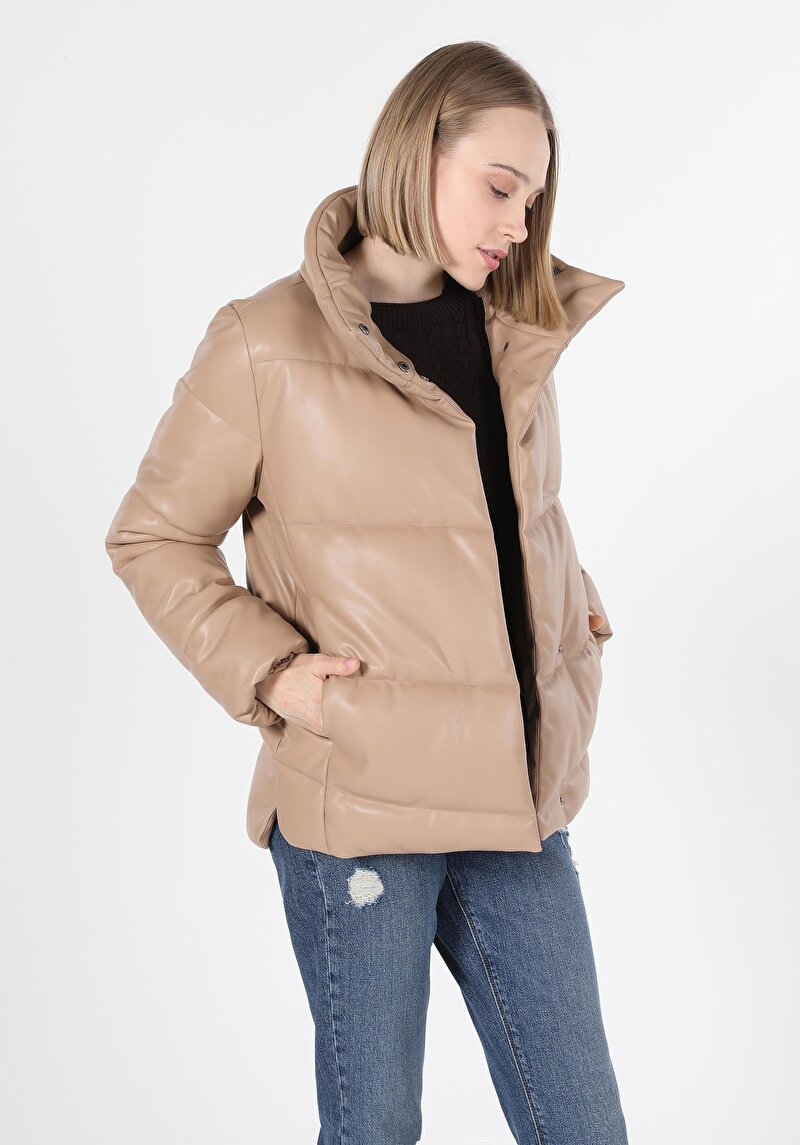 Imagine a Jacheta De Dama Bej Regular Fit  Cl1060236