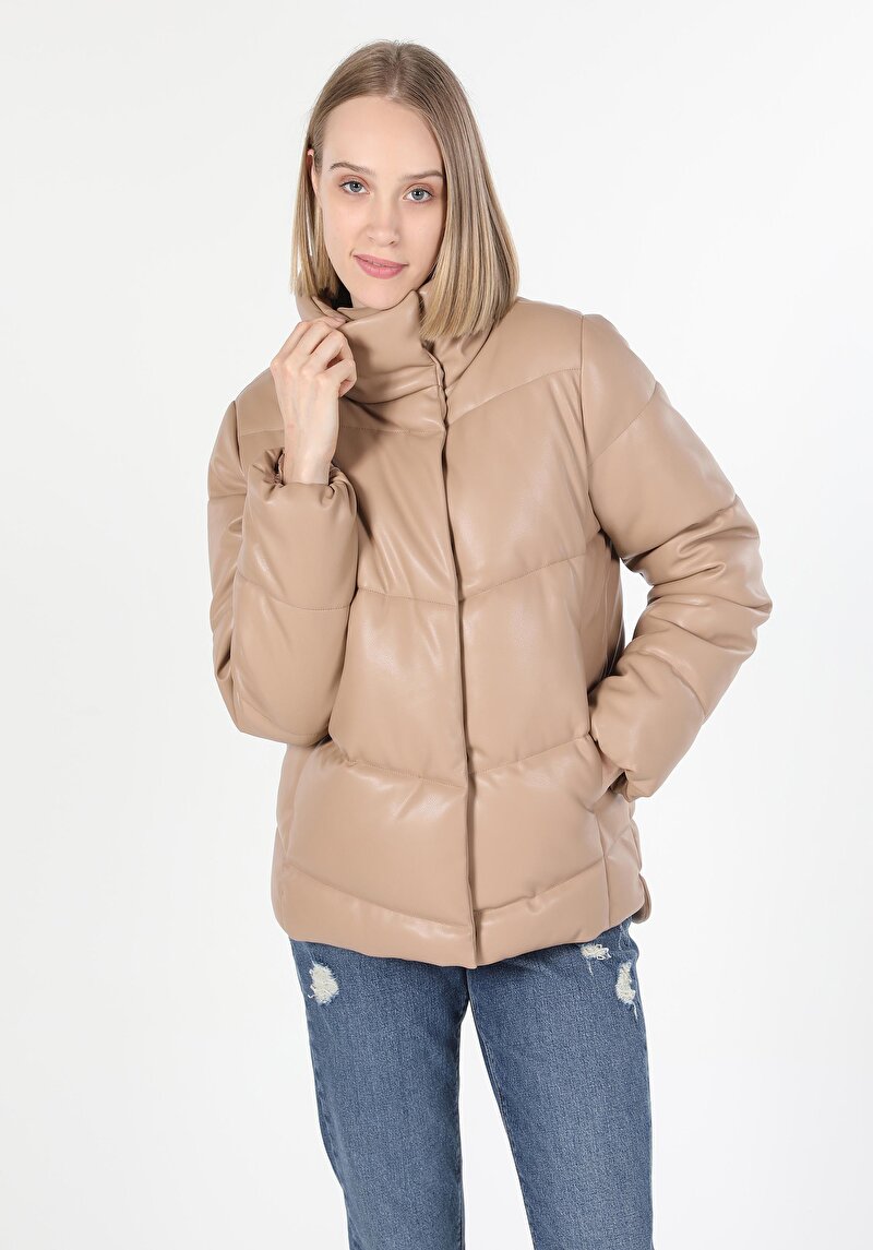 Afișați detalii pentru Jacheta De Dama Bej Regular Fit  Cl1060236