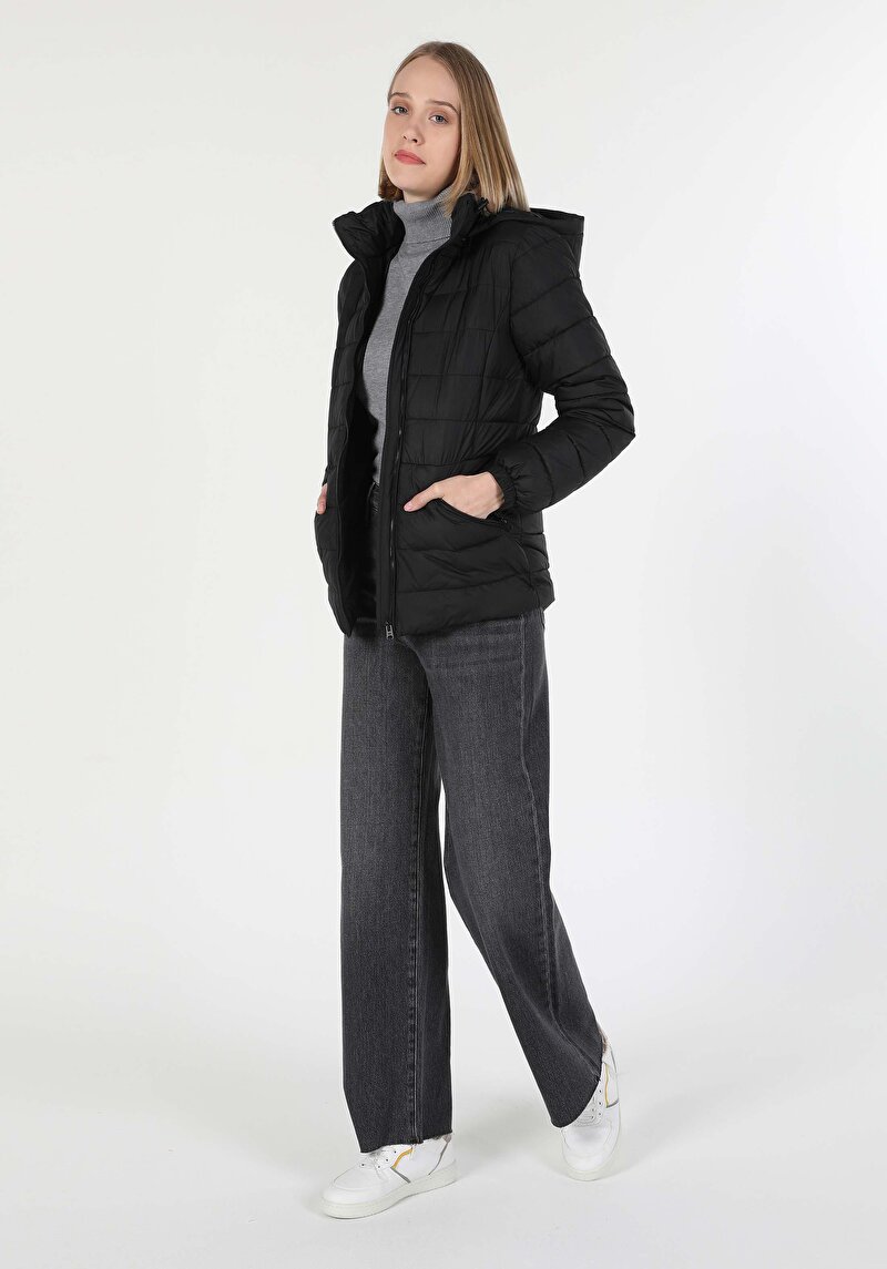 Imagine a Jacheta De Dama Negru Slim Fit Cl1060247