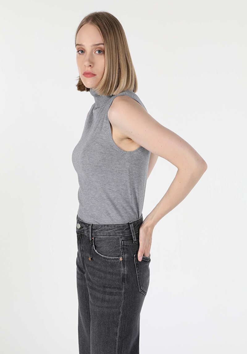 Imagine a Pulover De Dama Gri Regular Fit  Cl1060283