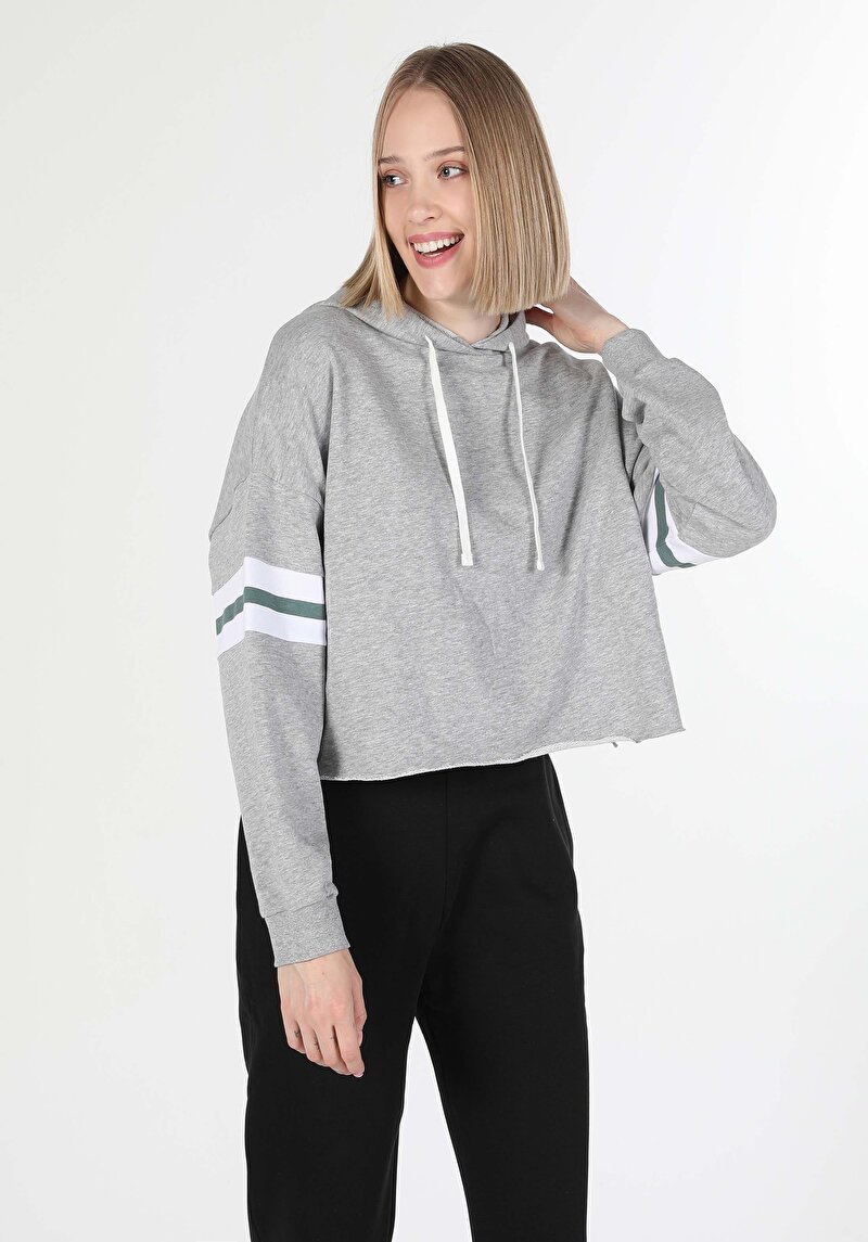 Imagine a Hanorac / Bluza De Dama Gri Cl1060289