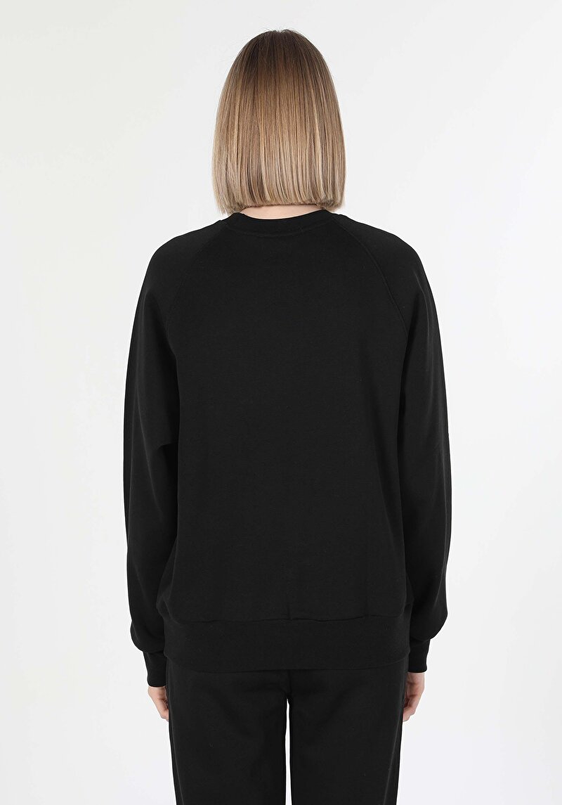 Afișați detalii pentru Hanorac / Bluza De Dama Negru Regular Fit  Cl1060307