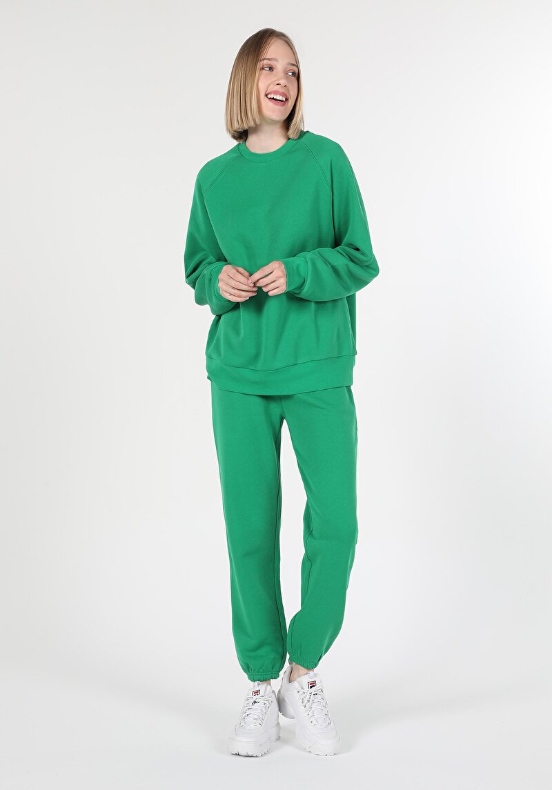 Afișați detalii pentru Hanorac / Bluza De Dama Verde Regular Fit  Cl1060307