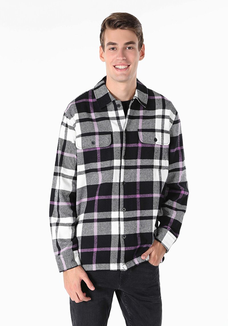 Afișați detalii pentru Camasa Cu Maneca Lunga De Barbati Negru Comfort Fit  Cl1060485