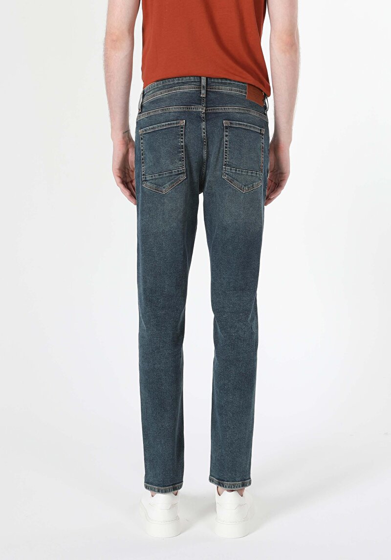 Imagine a Pantaloni De Barbati Albastru Regular Fit 067 Jack Cl1060526