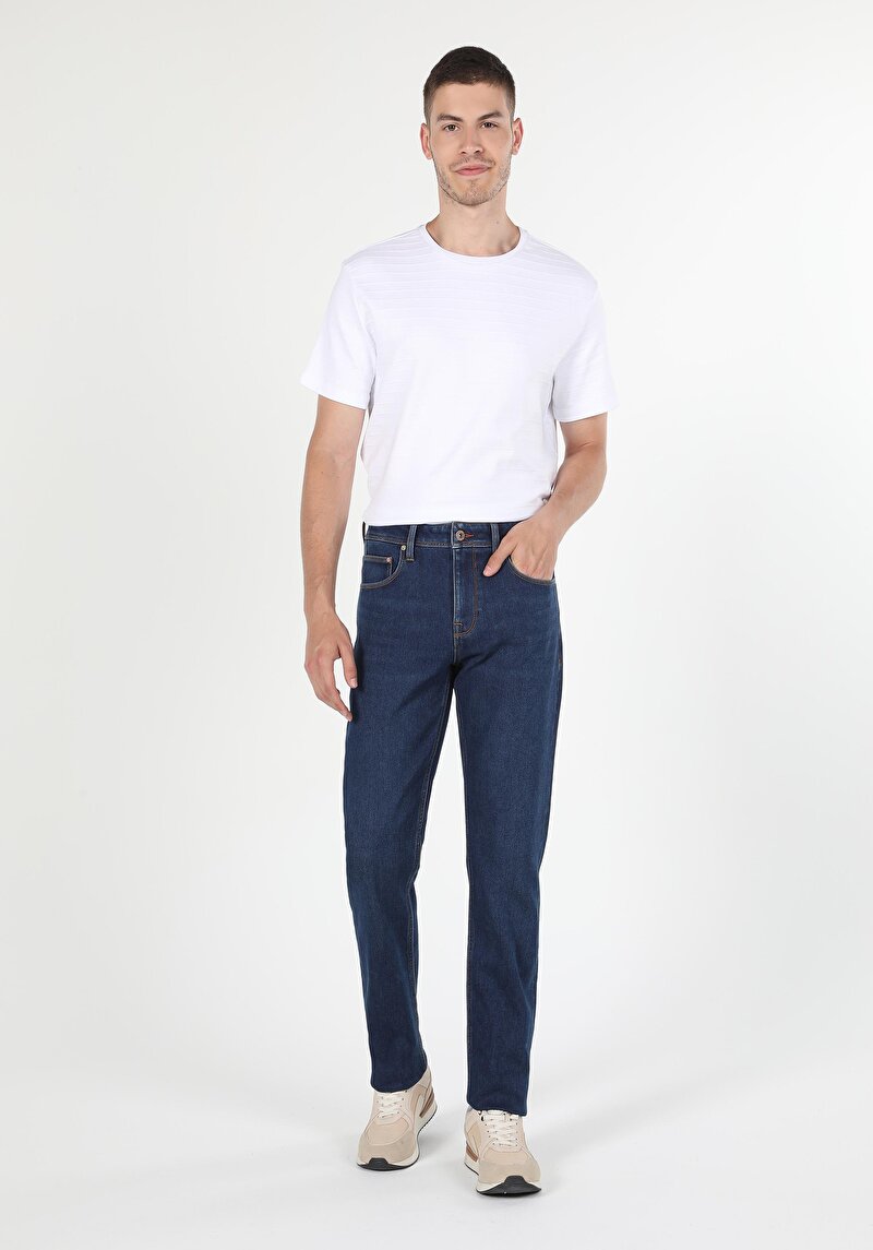 Afișați detalii pentru Pantaloni De Barbati Denim Regular Fit 045 David Cl1060739
