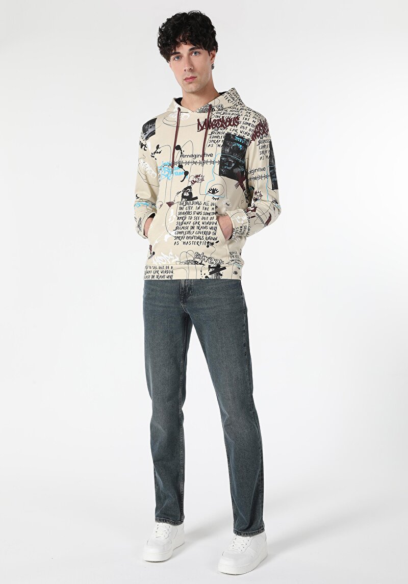 Afișați detalii pentru Hanorac / Bluza De Barbati Bej   Cl1060902