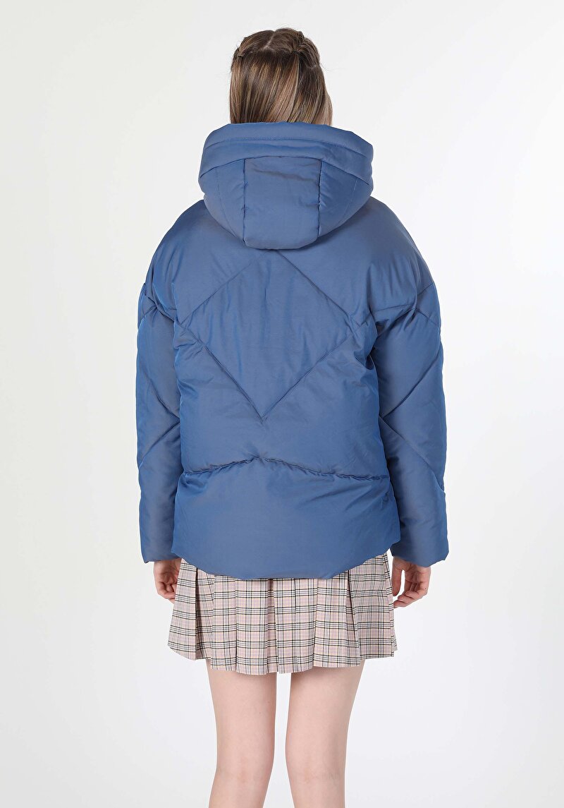 Imagine a Jacheta De Dama Albastru Regular Fit Cl1060940