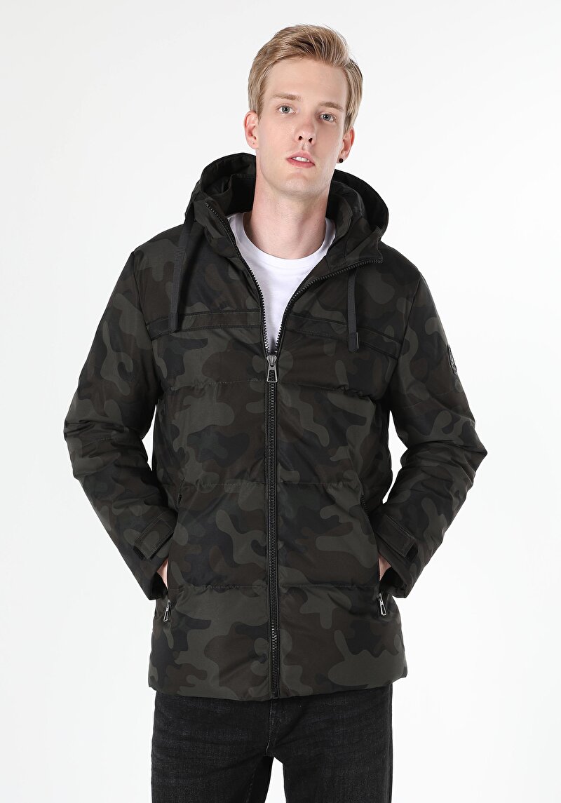 Imagine a Jacheta De Barbati Kaki Regular Fit  Cl1060965