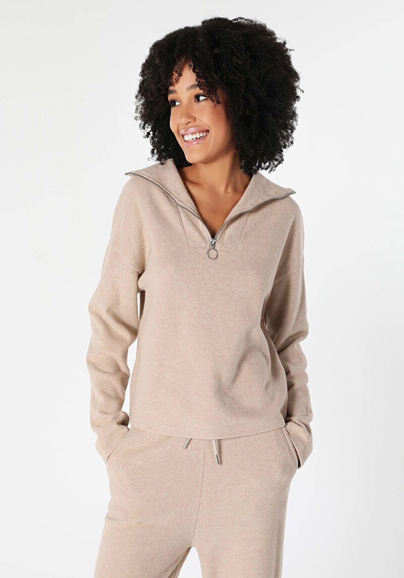 Imagine a Tricou Cu Maneca Lunga De Dama  Regular Fit  Cl1061083