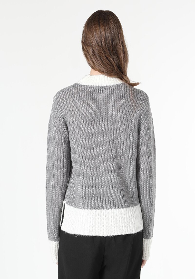 Imagine a Pulover De Dama Gri Regular Fit Cl1061106