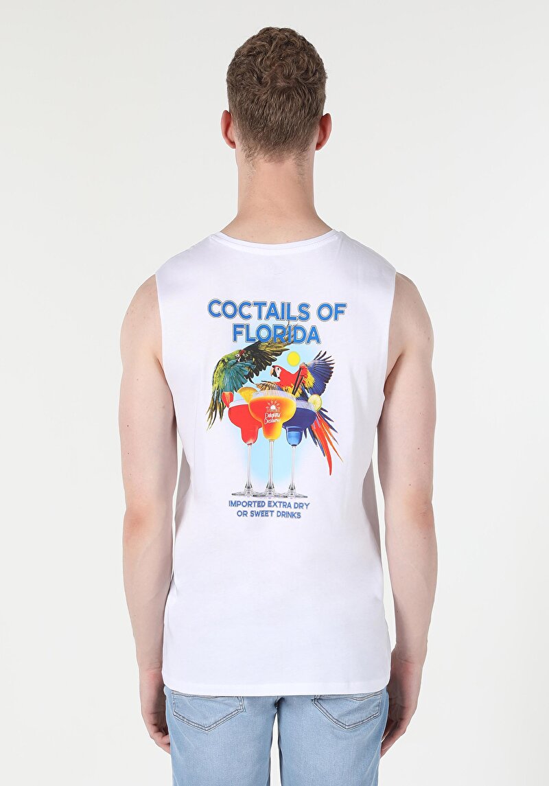 Afișați detalii pentru Maiou De Barbati Alb Regular Fit  Cl1059131