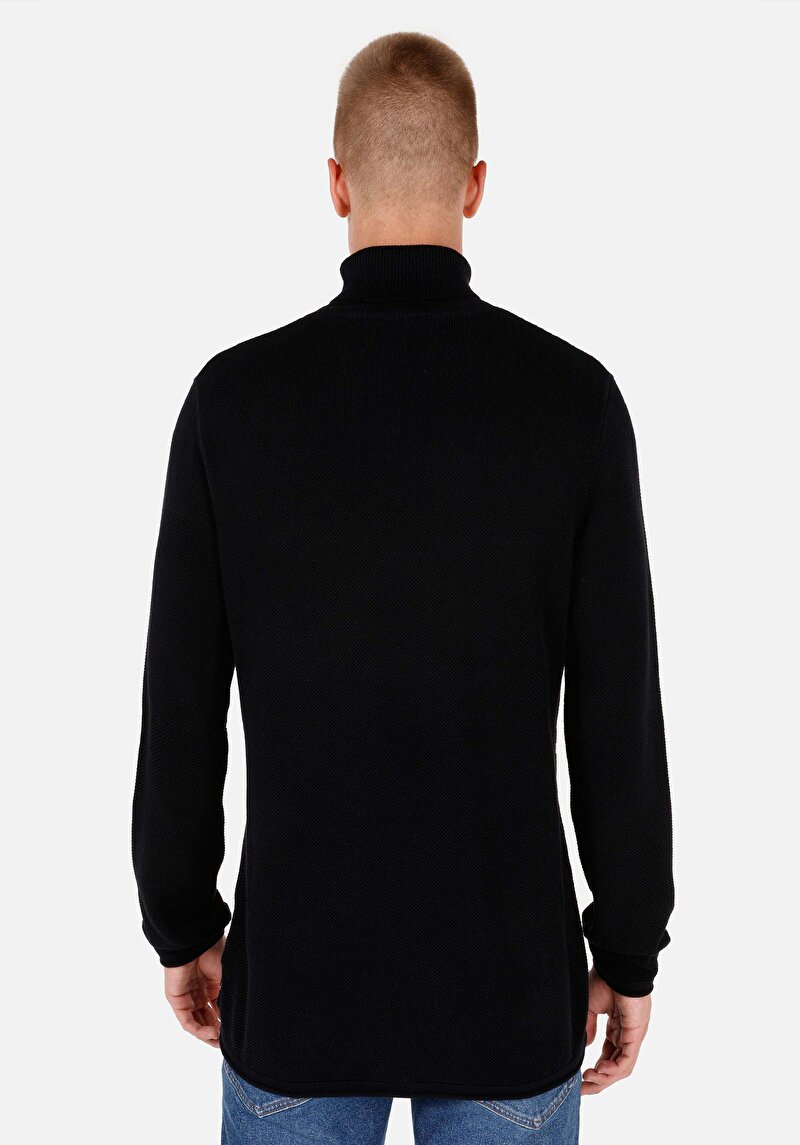 Imagine a Pulover De Barbati Negru Regular Fit Cl1064879