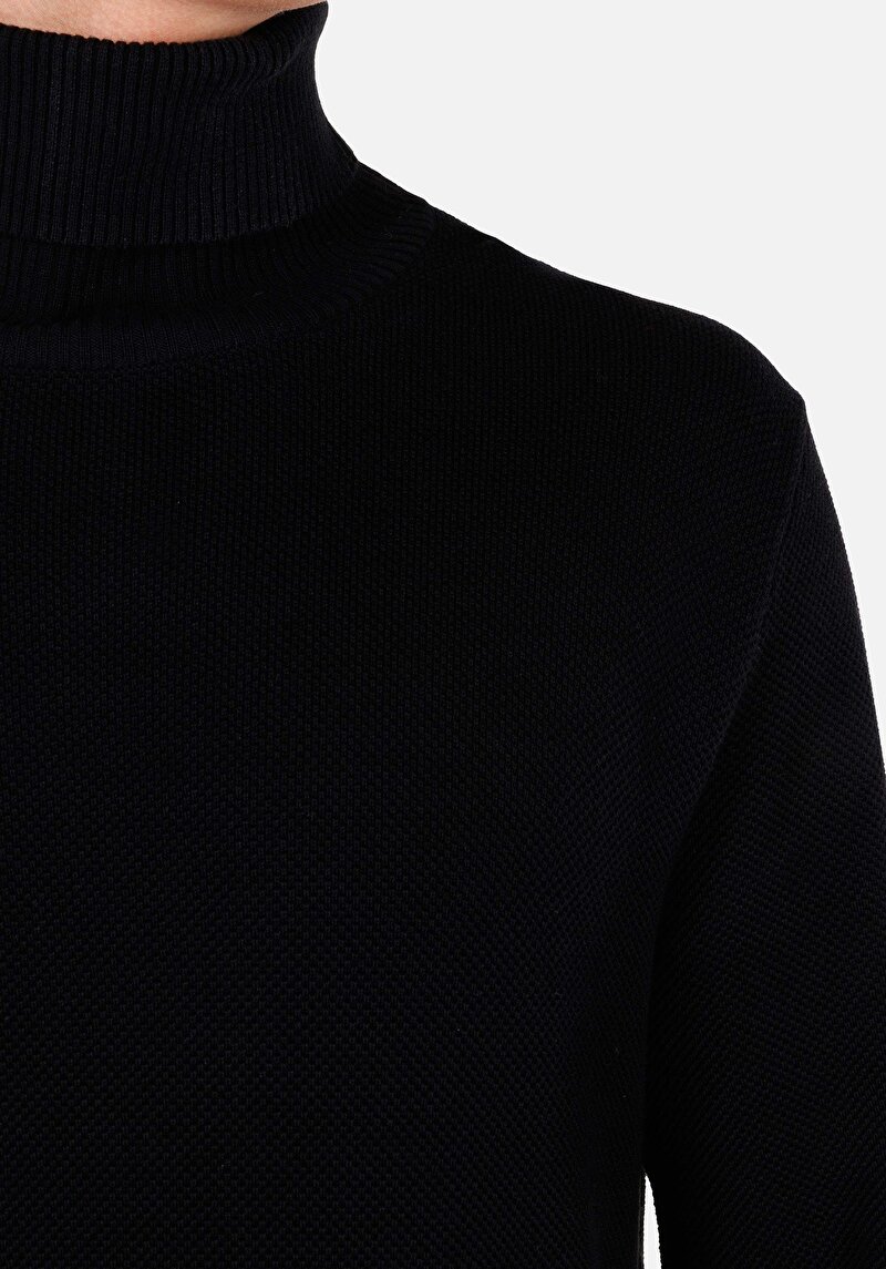 Afișați detalii pentru Pulover De Barbati Negru Regular Fit  Cl1064879