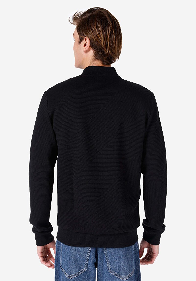 Afișați detalii pentru Jacheta De Barbati Negru Slim Fit  Cl1066812