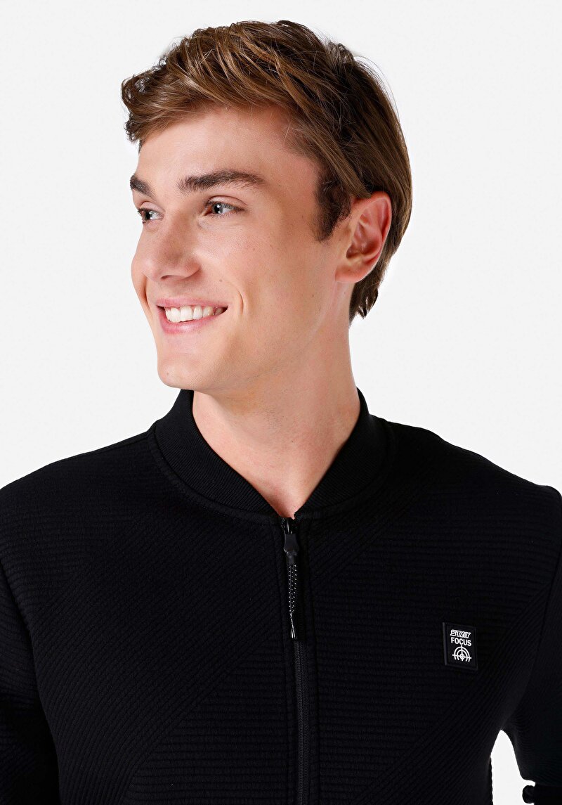 Afișați detalii pentru Jacheta De Barbati Negru Slim Fit  Cl1066812