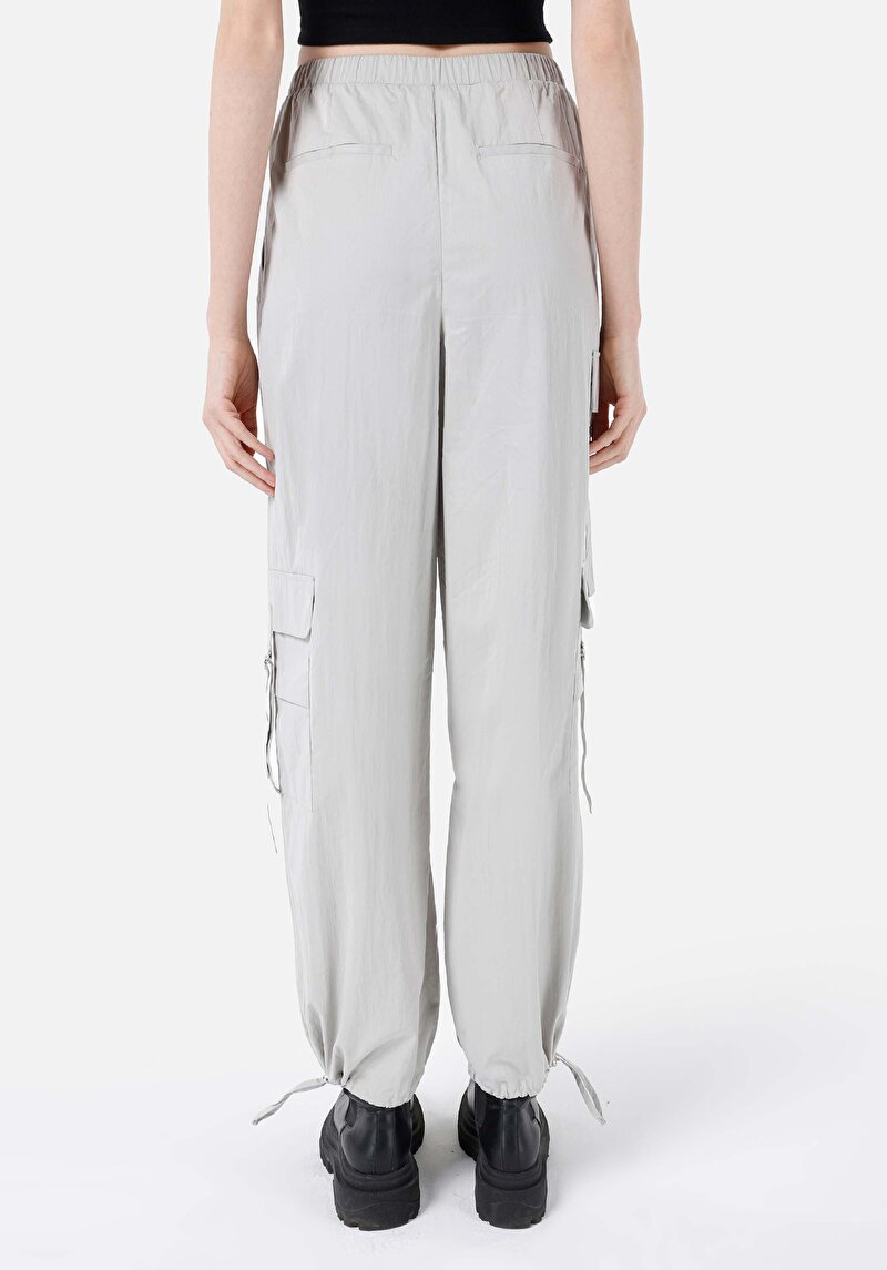 Imagine a Regular Fit Talie Joasă Pantaloni De Piatră Pentru Femei