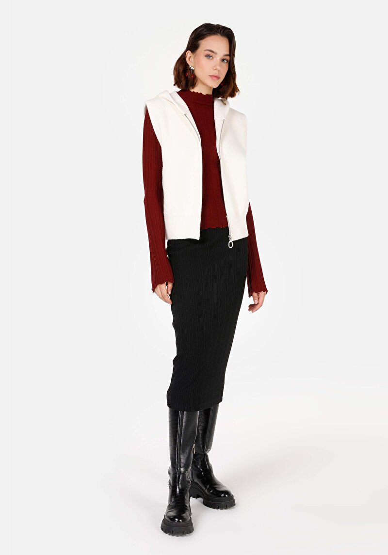 Imagine a Cardigan De Dama Ecru Regular Fit Cl1070956