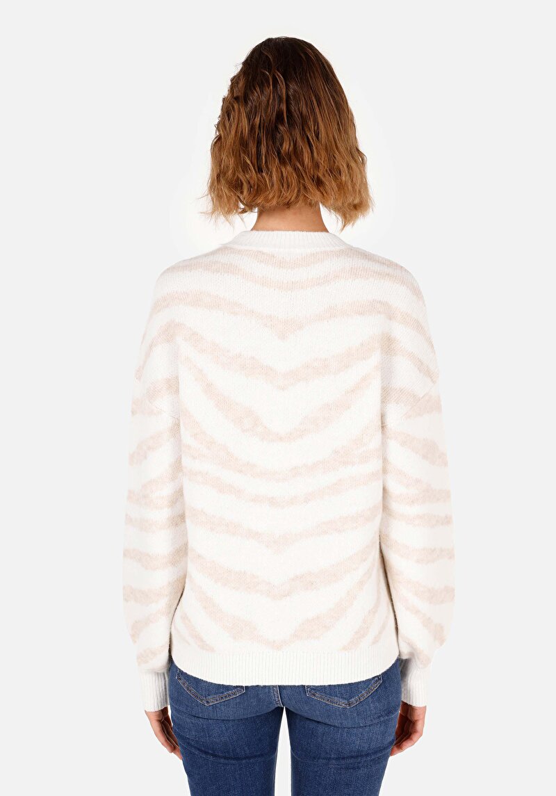 Afișați detalii pentru Pulover De Dama Alb Regular Fit  Cl1071128