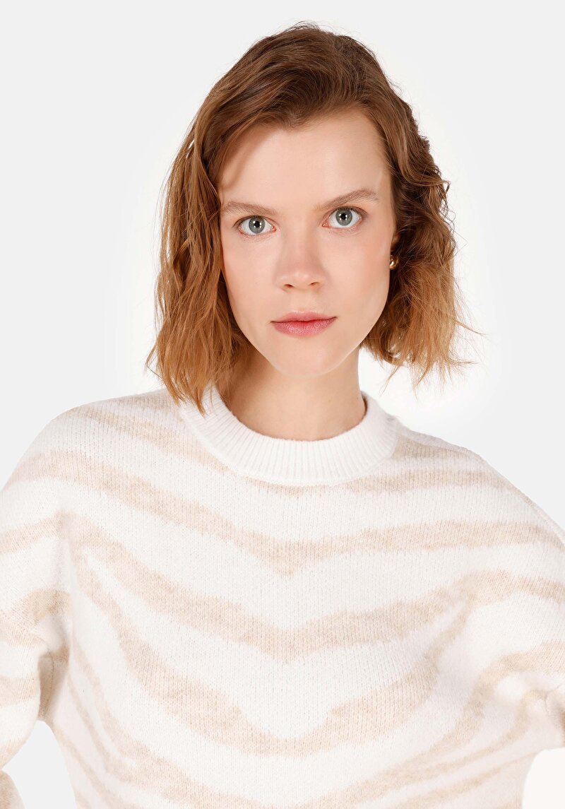 Afișați detalii pentru Pulover De Dama Alb Regular Fit  Cl1071128