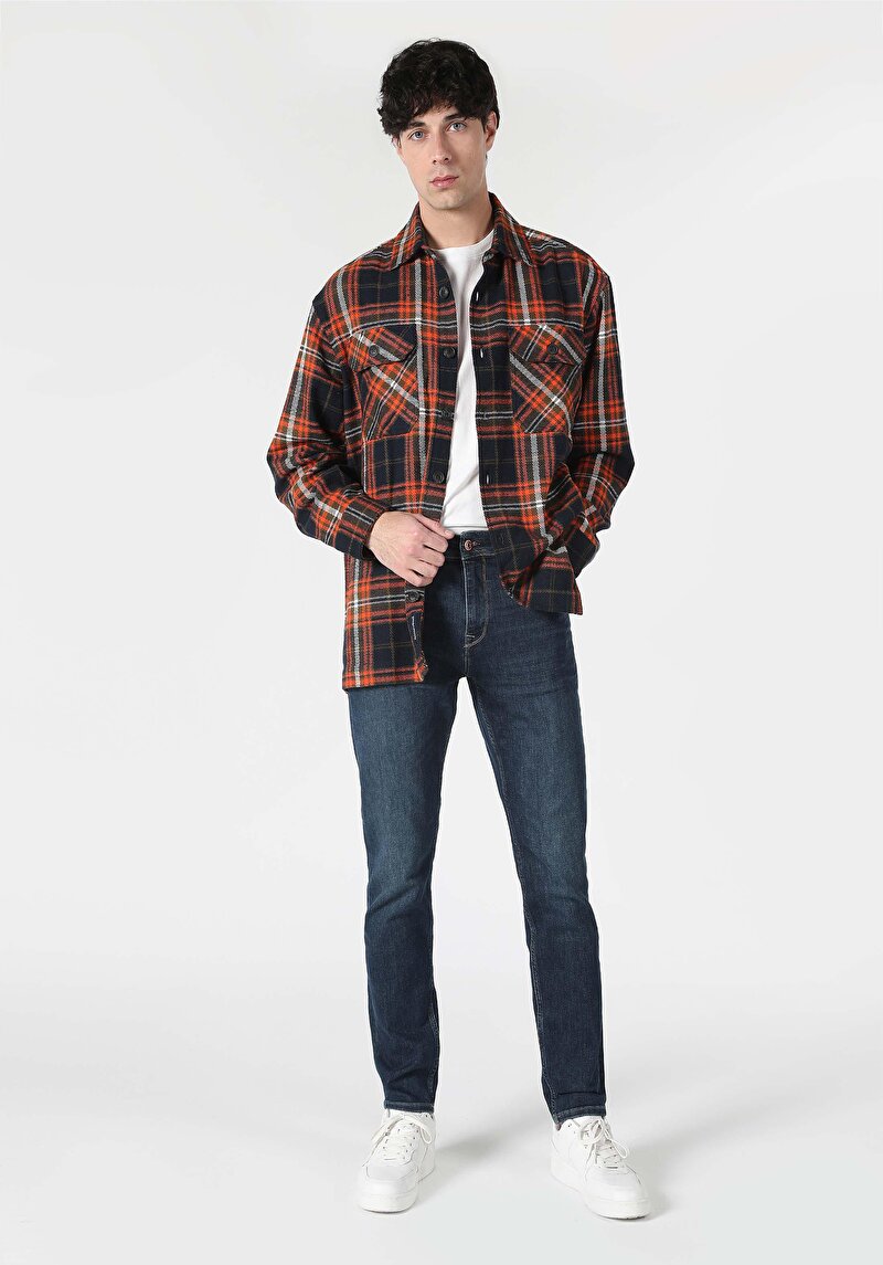 Imagine a Pantaloni De Barbati Denim Slim Fit 041 Danny Cl1062433