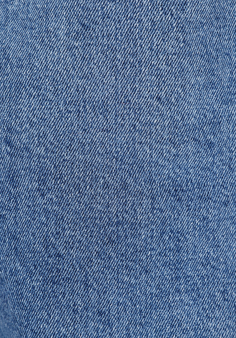 Afișați detalii pentru Blugi İndigo Pentru Bărbați Slim Straight Fit Mid Waist Straight Leg