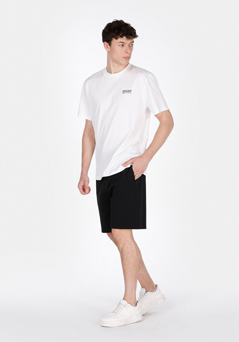 Imagine a Short / Pantaloni Scurti De Barbati Negru Regular Fit  Cl1074177