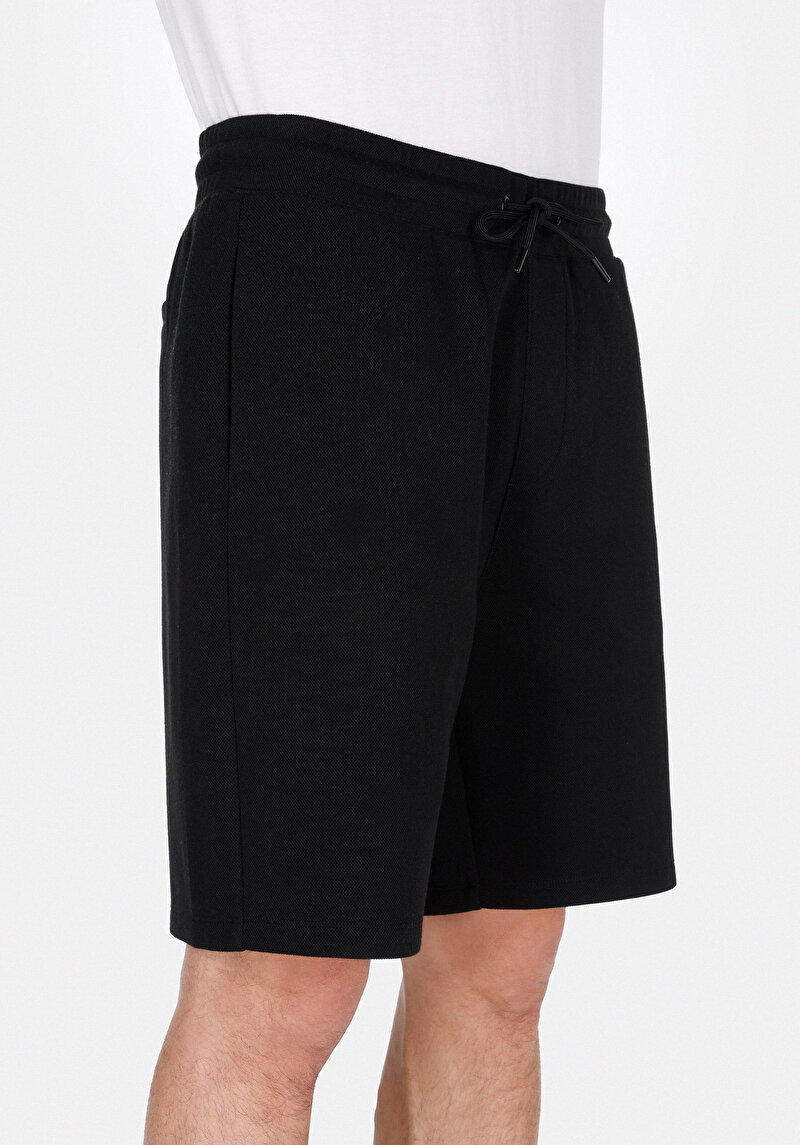 Imagine a Short / Pantaloni Scurti De Barbati Negru Regular Fit  Cl1074177