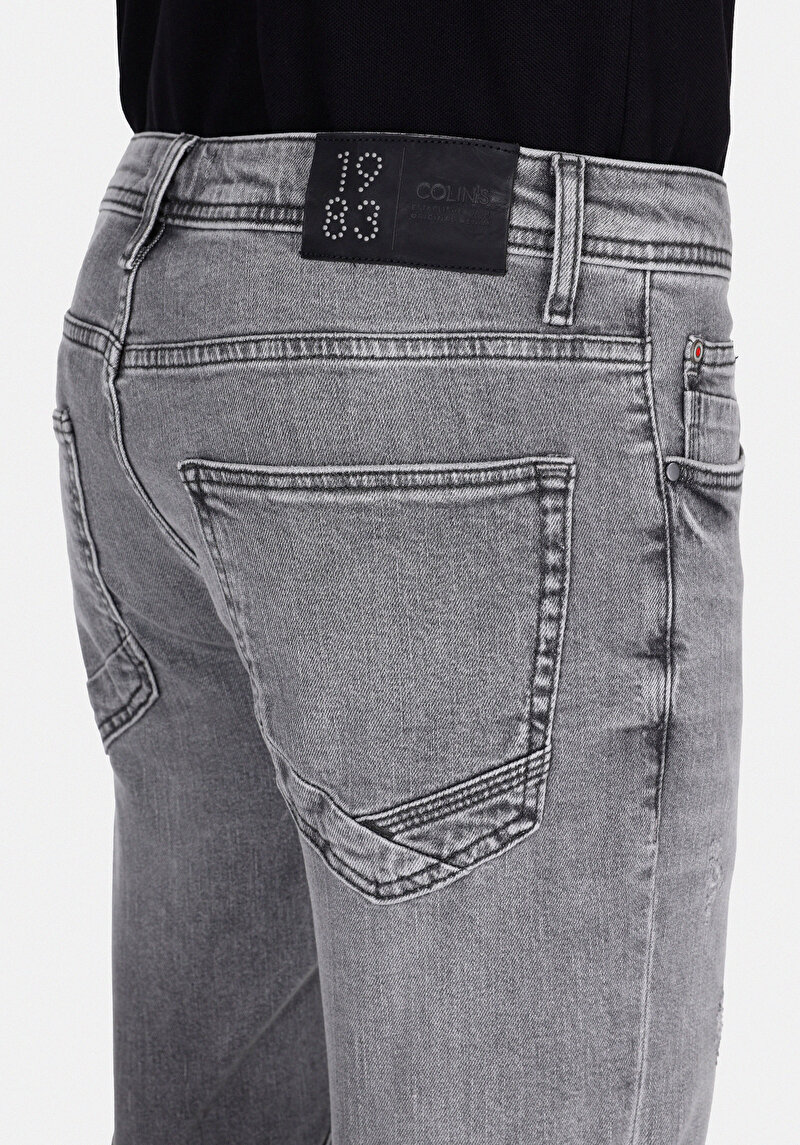 Afișați detalii pentru Blugi Negri Bărbați Cu Potrivire Dreaptă