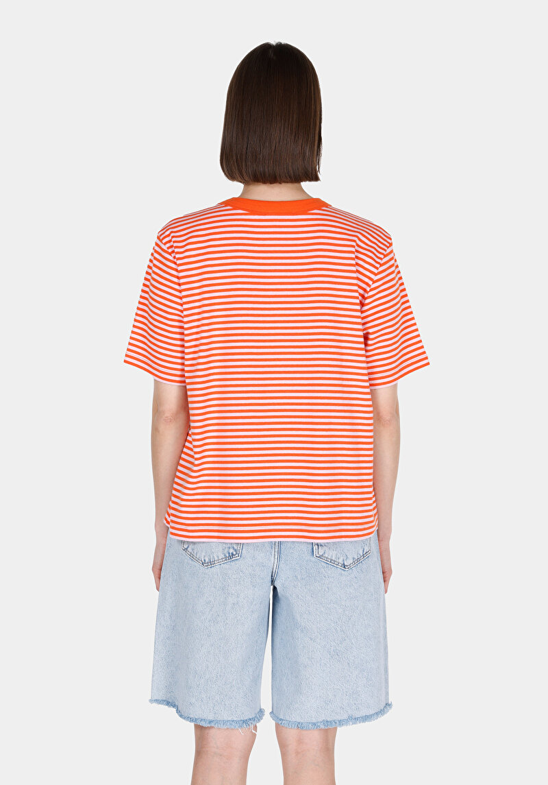 Afișați detalii pentru Tricou Cu Maneca Scurta De Dama Roşu Regular Fit  Cl1074315