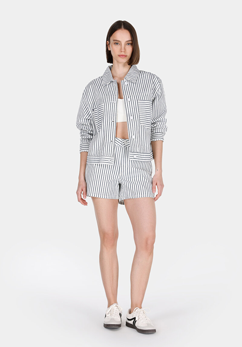 Afișați detalii pentru Jacheta De Dama Denim Oversize Fit  Cl1074963