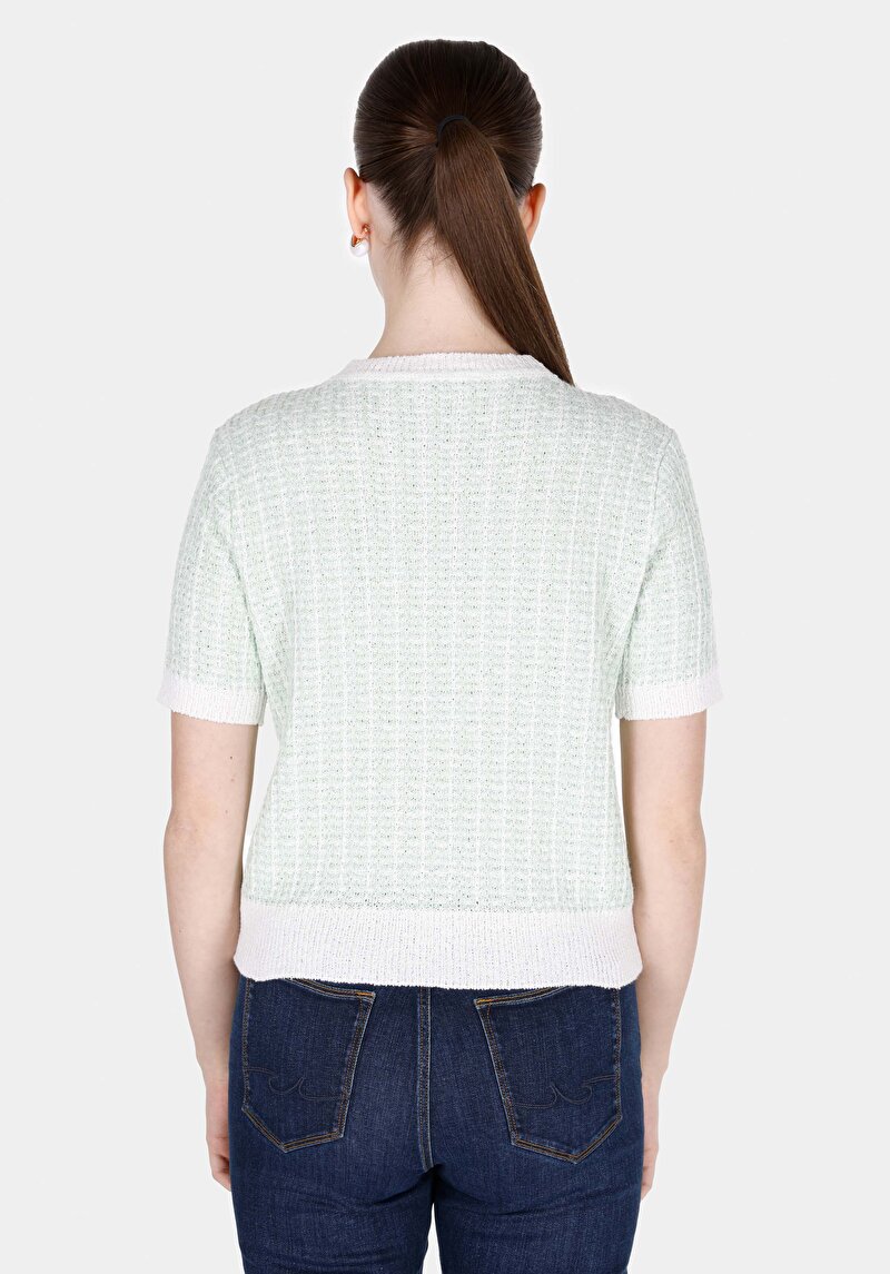 Imagine a Pulover Verde Pentru Femei Regular Fit