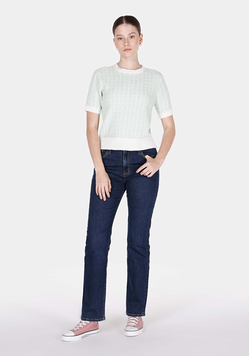 Afișați detalii pentru Pulover Verde Pentru Femei Regular Fit